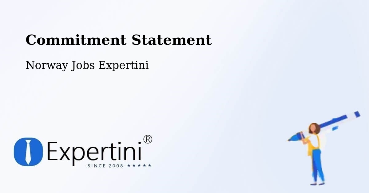 Commitment Statement - Norway Jobs Expertini